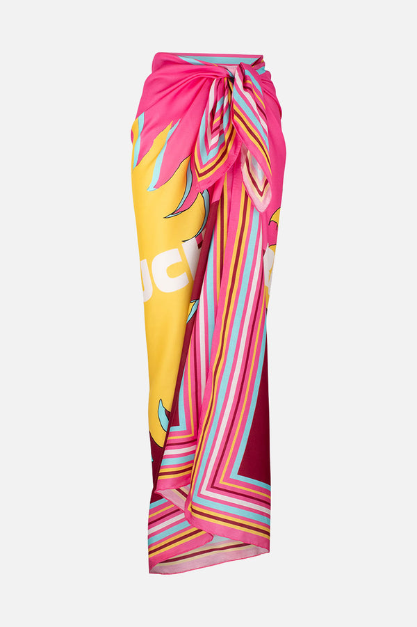 Sundown Sarong - Dragonfruit