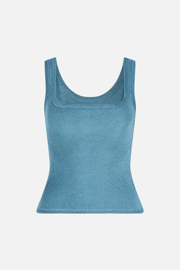 Sunset Tank - Blue Shimmer