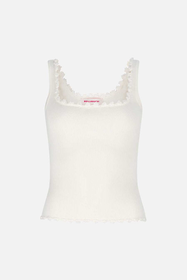 Fray Tank - Ivory