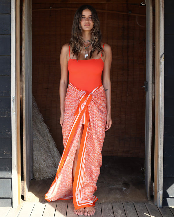 Heritage Sarong - Coral