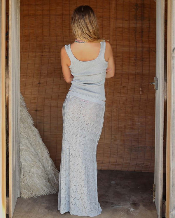 Sunset Skirt - Silver Shimmer