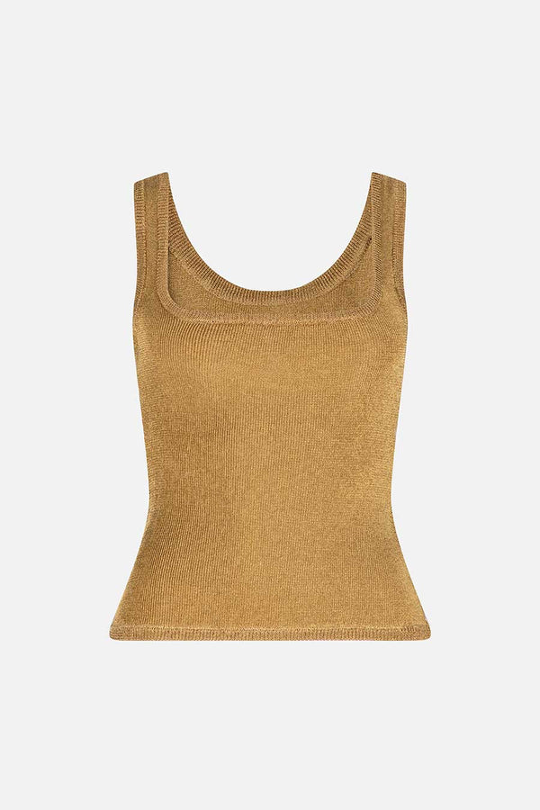 Sunset Tank - Gold Shimmer